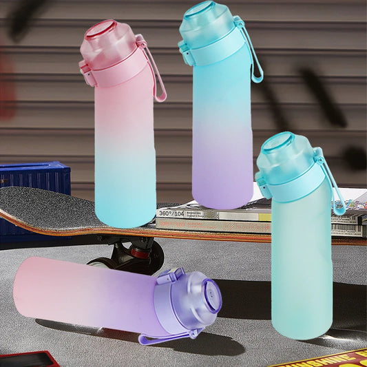Air-flavored Water Bottle, 640 ml, 7 flavor pods, perfect for fitness, running, sports