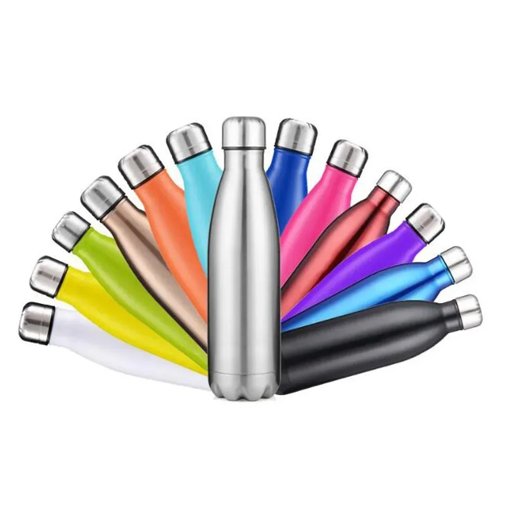 Stainles Steel Sport Water Bottle, 350ml/500ml/750ml/1000ml, Thermos Bottle Keep Hot and Cold Insulated Vacuum Flask