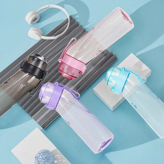 Air-flavored Water Bottle, 640 ml, 7 flavor pods, perfect for fitness, running, sports