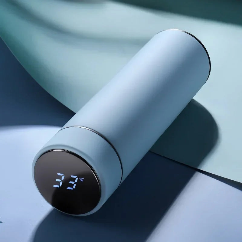 500ml stainless steel thermos cup with temperature display