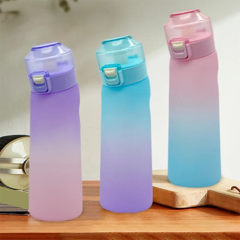 Air-flavored Water Bottle, 640 ml, 7 flavor pods, perfect for fitness, running, sports