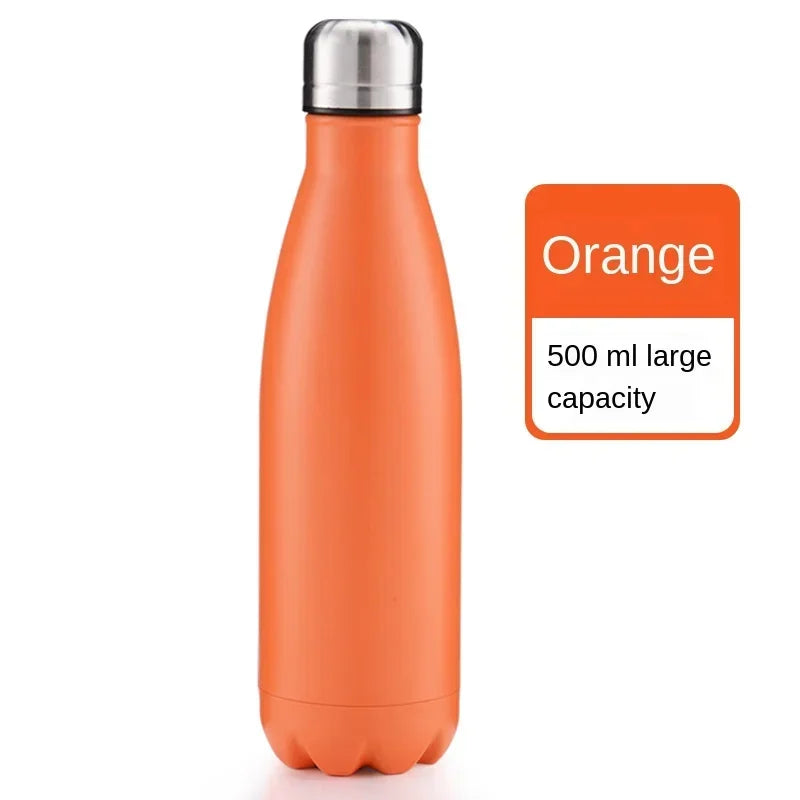Stainles Steel Sport Water Bottle, 350ml/500ml/750ml/1000ml, Thermos Bottle Keep Hot and Cold Insulated Vacuum Flask