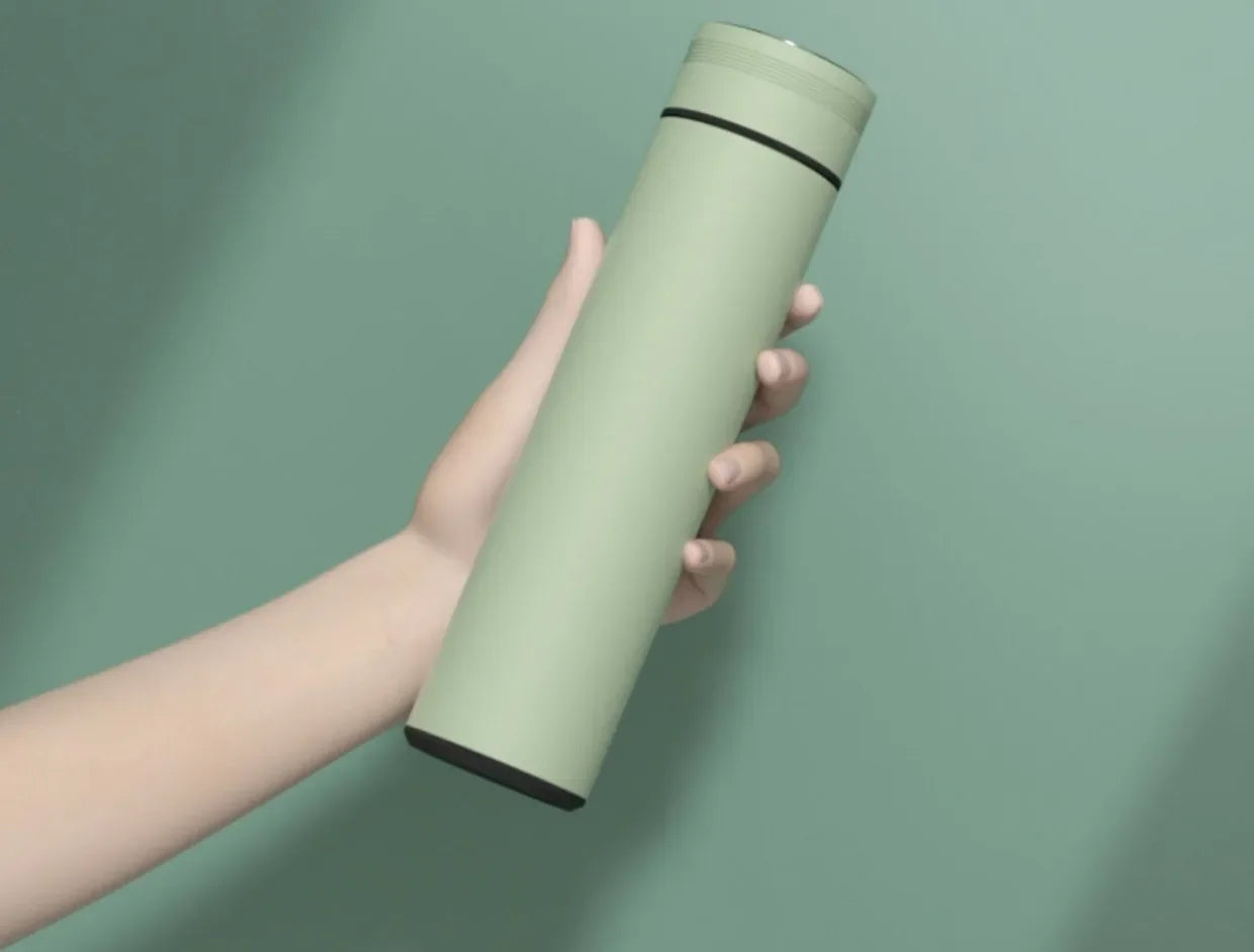 500ml stainless steel thermos cup with temperature display