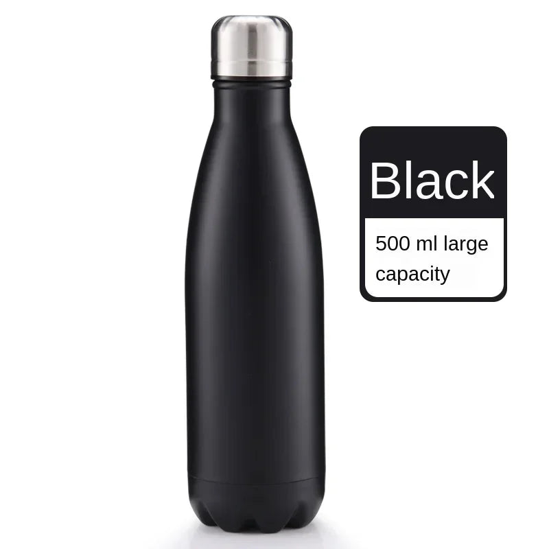 Stainles Steel Sport Water Bottle, 350ml/500ml/750ml/1000ml, Thermos Bottle Keep Hot and Cold Insulated Vacuum Flask