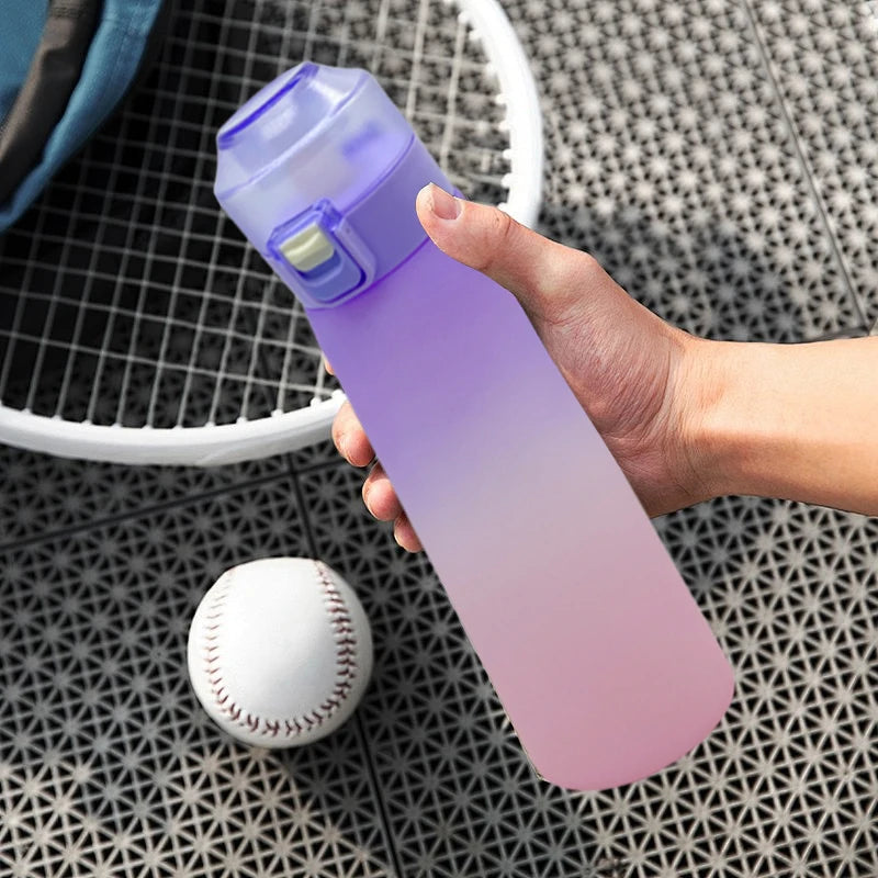 Air-flavored Water Bottle, 640 ml, 7 flavor pods, perfect for fitness, running, sports