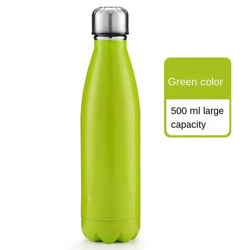 Stainles Steel Sport Water Bottle, 350ml/500ml/750ml/1000ml, Thermos Bottle Keep Hot and Cold Insulated Vacuum Flask