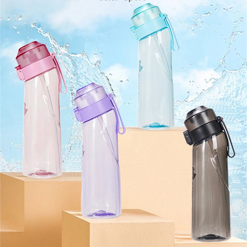 Air-flavored Water Bottle, 640 ml, 7 flavor pods, perfect for fitness, running, sports